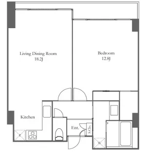 品川プリンスレジデンス【10階】の間取り