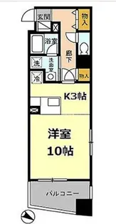 レリシェス日本橋【9階】の間取り