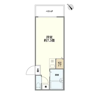 ヴィラKITAGAWA【2階】の間取り