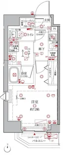 東京都江東区森下1【マンション】の間取り