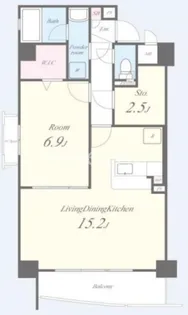 アンリシェール【4階】の間取り