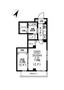 プティサリチェ【3階】の間取り