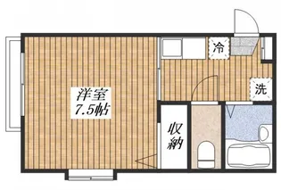 メゾンドソレイユ【1階】の間取り