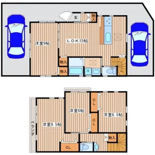 広島県広島市東区牛田早稲田1【一戸建】の間取り