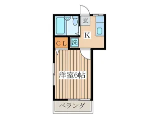 山崎ハイツ【2階】の間取り