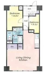 カーサ三田【5階】の間取り