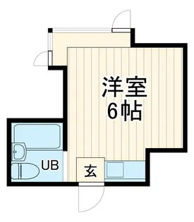 コーポラス三ツ沢【1階】の間取り