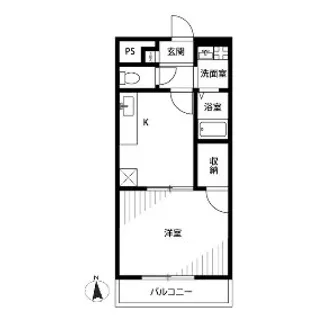 神奈川県相模原市緑区向原3【アパート】の間取り