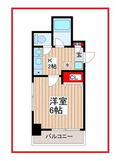 モンシェール吾妻橋【7階】の間取り