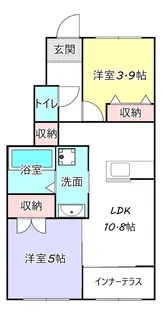 クレイズ A【1階】の間取り