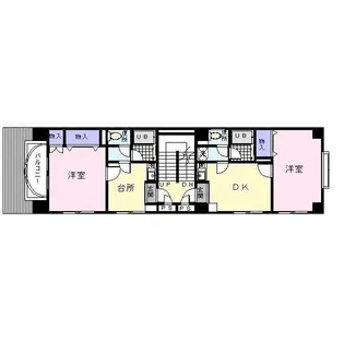 第2双葉ビル【5階】の間取り