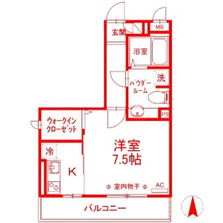 ベルソス高倉 A棟【3階】の間取り