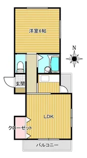 コーポゆう【3階】の間取り