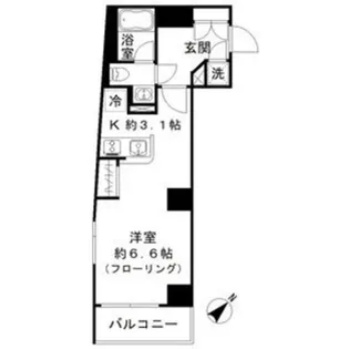 カーサスプレンディッド西麻布【4階】の間取り
