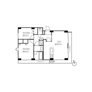 貴島ビル【3階】の間取り