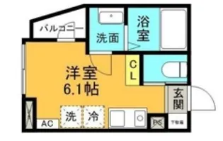 AQリーフィア堀切【1階】の間取り