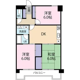 ブランコスタ神明【4階】の間取り
