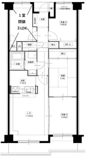 愛知県名古屋市昭和区滝川町【マンション】の間取り