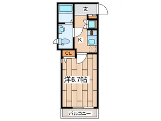 b Casa元町【1階】の間取り