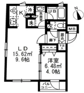 GranDuo高田馬場クレスト【3階】の間取り