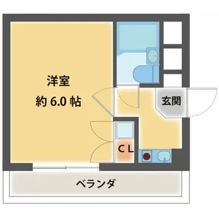 オーシャン長瀬北【3階】の間取り