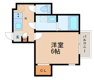 Azul保春院【1階】の間取り