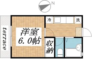 東京都町田市鶴川3【アパート】の間取り