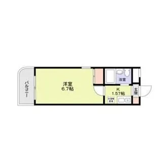 グリム武蔵新城【4階】の間取り