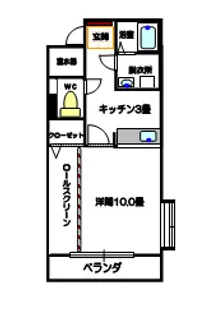 ルーミナスG棟【2階】の間取り