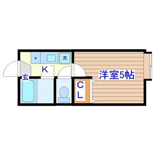 リバーサイド越路【3階】の間取り