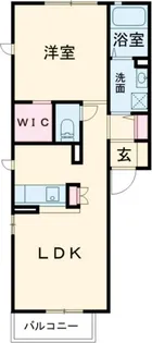 クラヴィエ田園【2階】の間取り