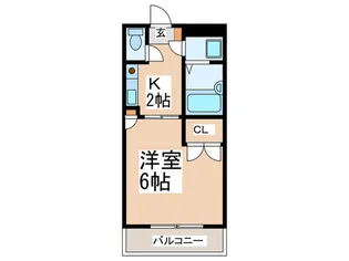 Bディナスティ【1階】の間取り