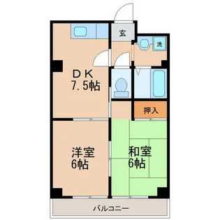 東京都江戸川区平井1【マンション】の間取り