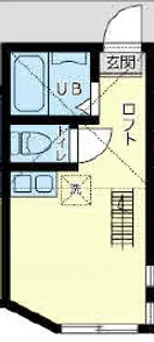 ユナイト新子安パサージュ【2階】の間取り