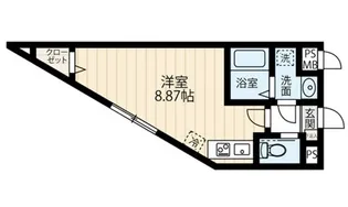 グランツ立川【3階】の間取り