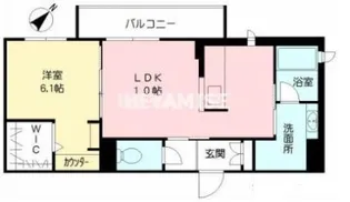シャーメゾン レゼル【2階】の間取り