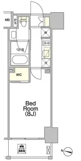 ジオエント赤羽【6階】の間取り