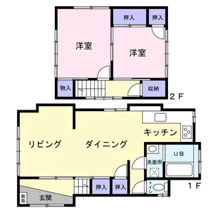 東京都あきる野市瀬戸岡【一戸建】の間取り