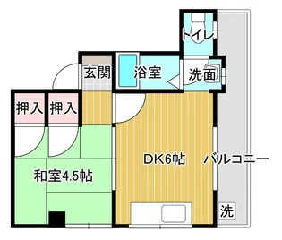 ハイツ今井【2階】の間取り