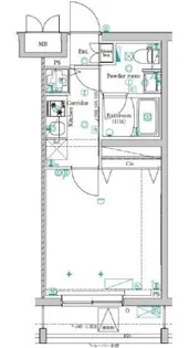 レアライズ蒲田【1階】の間取り