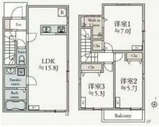 ル・ミュゲの間取り