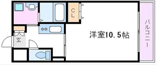 エクセレント21アネックス【1階】の間取り