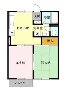 シェリールアタゴ IIIII【2階】の間取り