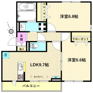 リュミエール【3階】の間取り