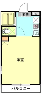 ハイツ長田【1階】の間取り