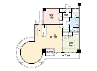 ニューハイツ花水木【4階】の間取り