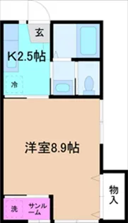 プチカレッジ8【1階】の間取り