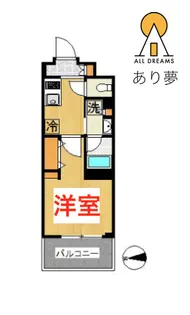 リヴシティ妙蓮寺【1階】の間取り