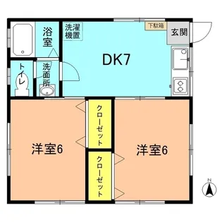 メゾン平井2【1階】の間取り