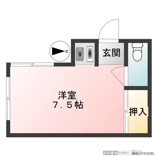 鬼澤荘【1階】の間取り